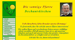 Desktop Screenshot of pfarre-dechantskirchen.at