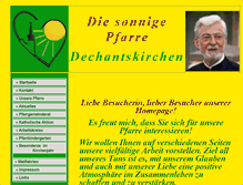 Tablet Screenshot of pfarre-dechantskirchen.at